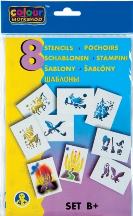 Termék főképe Šablona foukací fixy 9996 B+ pohádkové bytosti [8 ks]