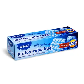 Jégkocka készítő tasak (LDPE) önzáró 24 db jégkocka [10 db]