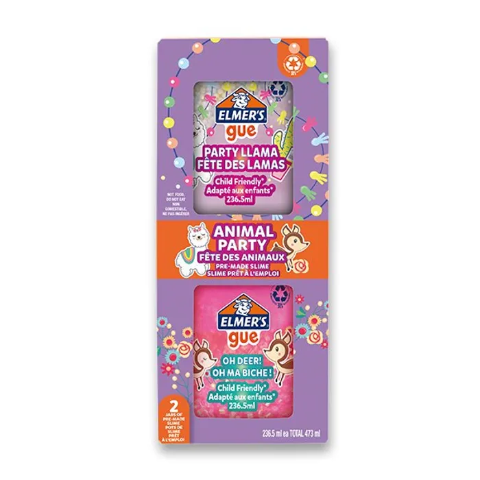 Termék főképe Sada ELMER´S Animal Party Gue 236,5 ml, 2 ks