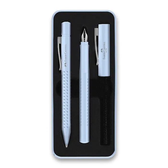 Termék főképe Sada Faber-Castell Grip Edition 2010 plnicí pero a kuličkové pero, světle modr