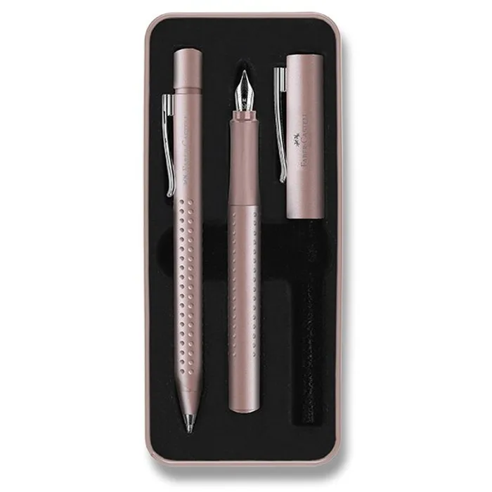 Termék főképe Sada Faber-Castell Grip Edition 2011 plnicí pero a kuličkové pero, růžová