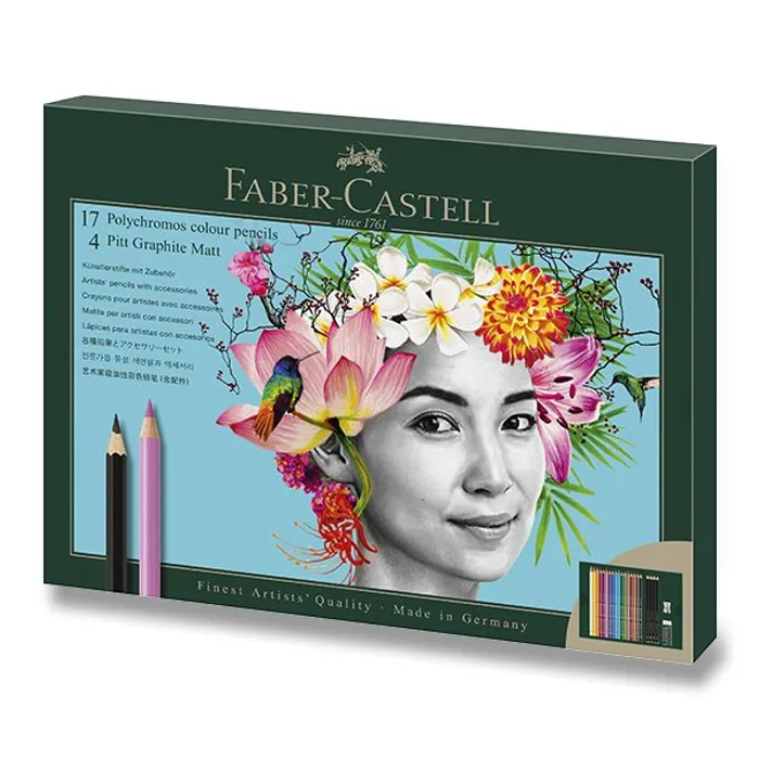 Termék főképe Sada Faber-Castell Polychromos & Pitt Graphite Matt 23 ks