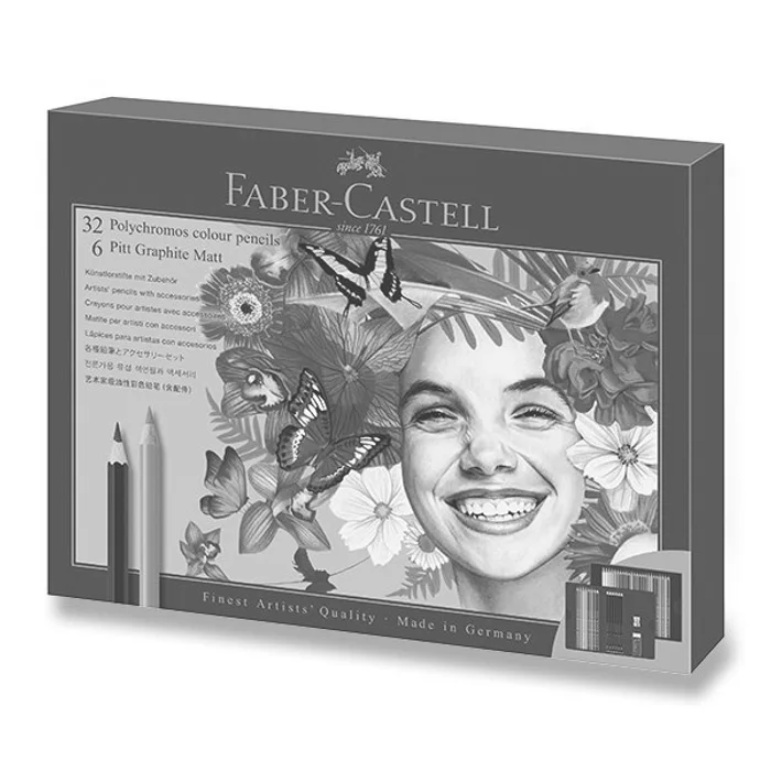 Termék főképe Sada Faber-Castell Polychromos & Pitt Graphite Matt 40 ks