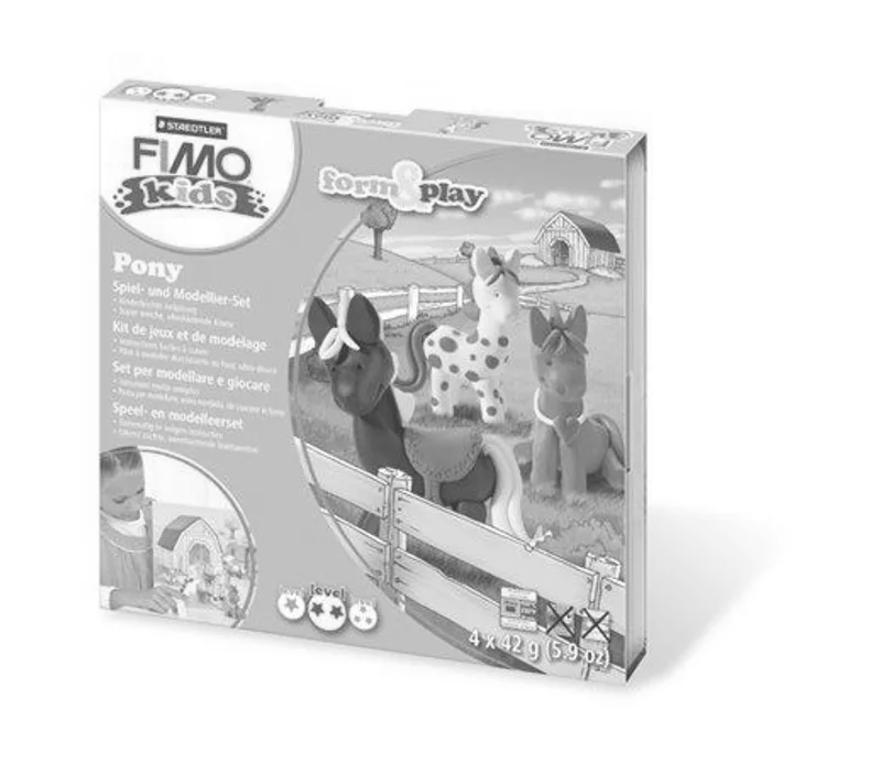 Termék főképe Sada FIMO® 8034 kids form&play "Pony" Poníci