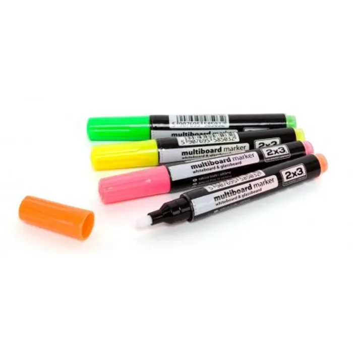 Termék főképe Sada fluorescentních popisovačů na skleněné tabule-4 ks