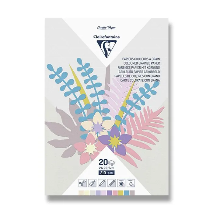 Termék főképe Sada kreativních papírů Avenue Mandarine 210 g, 20 listů, pastelové barvy