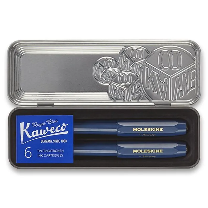 Termék főképe Sada kuličková tužka a plnicí pero Moleskine Kaweco modrá