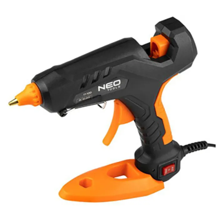 Termék főképe Sada lepící pistole 11 mm, 60/100W, 12 tavných tyčinek, 3 chrániče na, prsty, látkové puz
