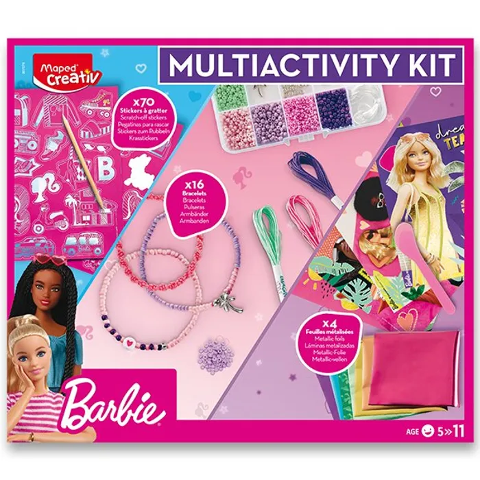 Termék főképe Sada Maped Creativ Barbie Multiactivity Kit sada 3v1