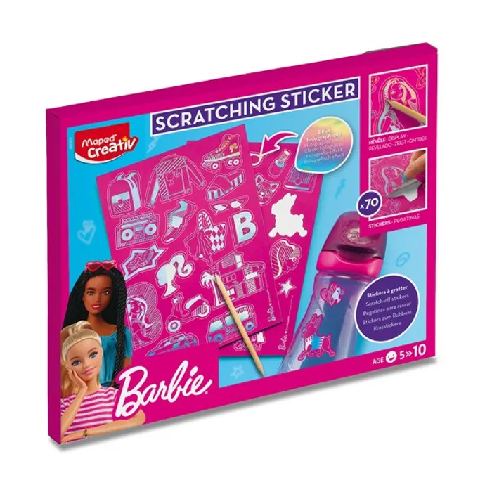 Termék főképe Sada Maped Creativ Barbie Scratching Sticker