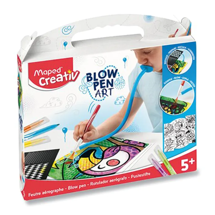 Termék főképe Sada Maped Creativ Blowpen Pop´Art Foukací pero 6 barev