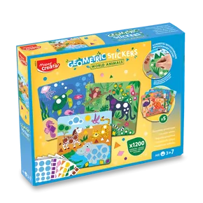 Maped Creativ Geometrikus Matrica Szett - Állatos Matricák