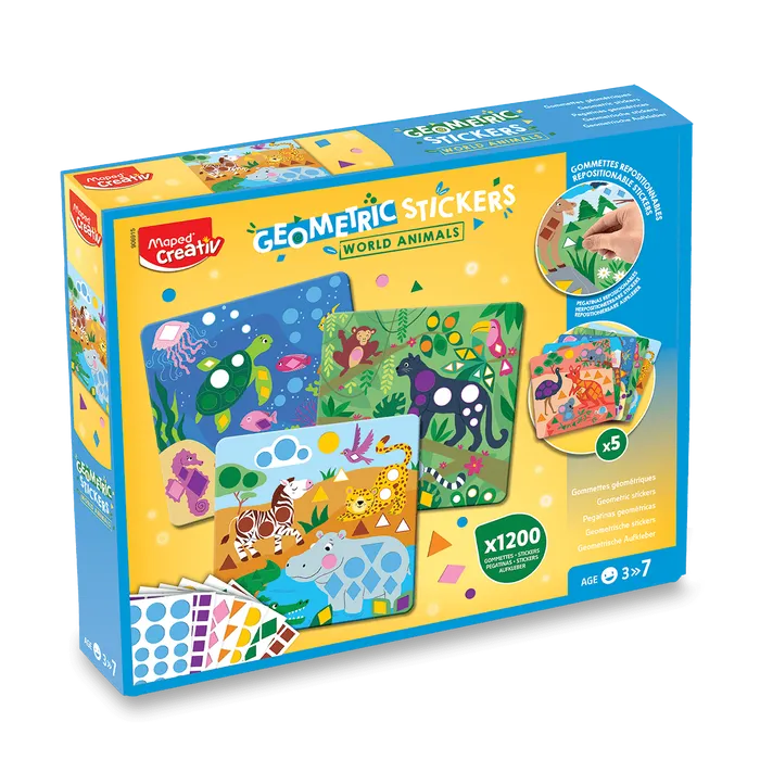 Termék főképe Sada Maped Creativ Geometric Stickers - Samolepky zvířátka