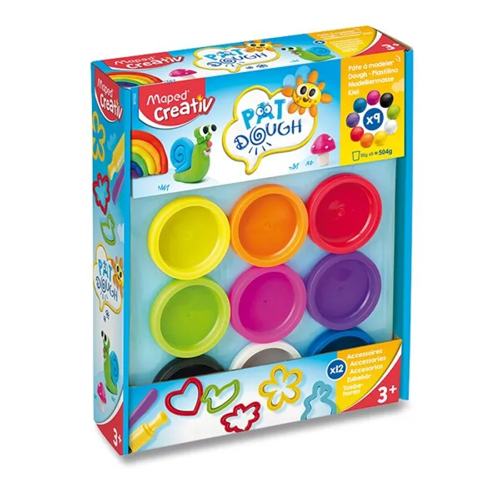 Termék főképe Sada Maped Creativ Modeling Pat´Dough 9 barev