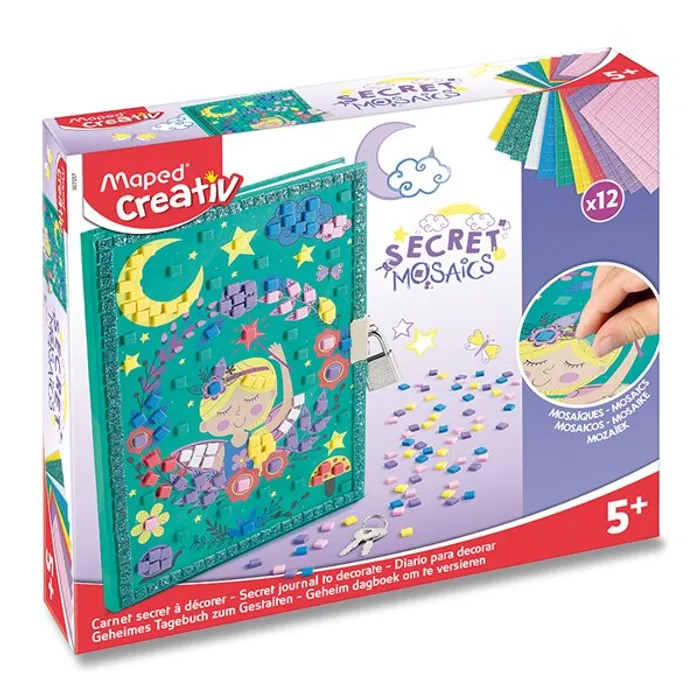 Termék főképe Sada Maped Creativ Secret Mosaics Secret diary tajný deníček