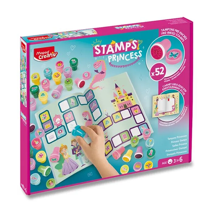 Termék főképe Sada Maped creativ Stamps Princess 52 ks razítek