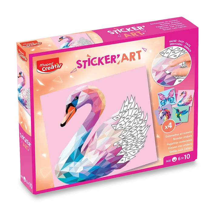 Termék főképe Sada Maped Creativ Sticker´Art samolepky - Elegantní tvorové