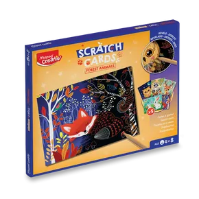 Maped Creativ kaparós képkészlet - Erdei állatok