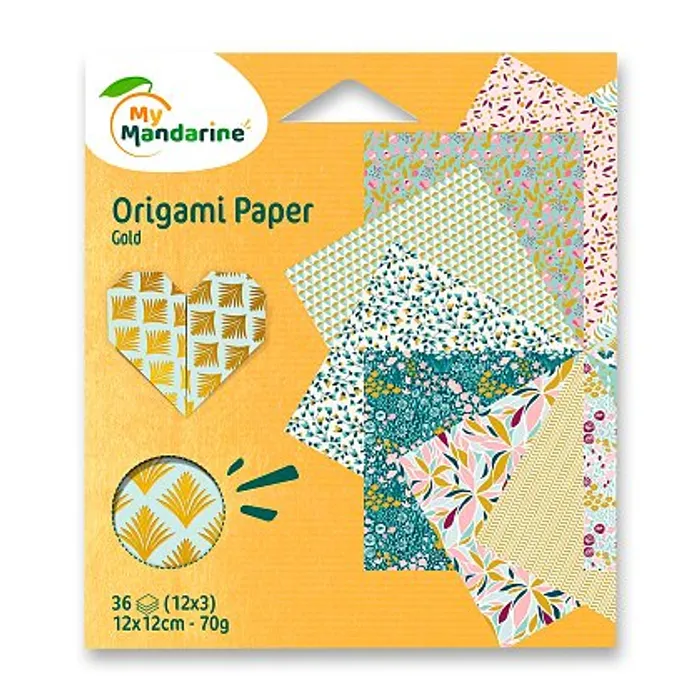 Termék főképe Sada papírů Avenue Mandarine Origami Gold - 36 listů