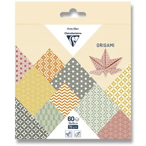 Clairefontaine Origami Őszi papírkészlet, 60 lap