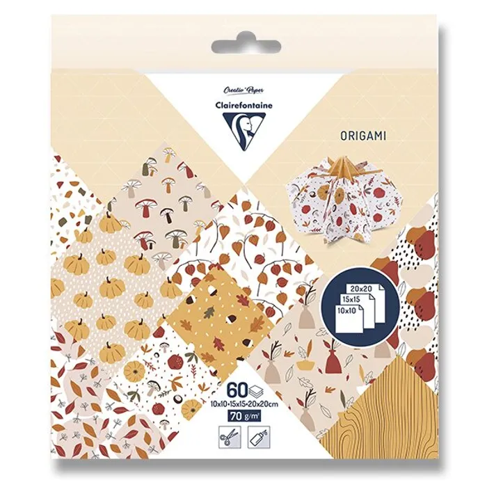 Termék főképe Sada papírů Clairefontaine Origami Autumn