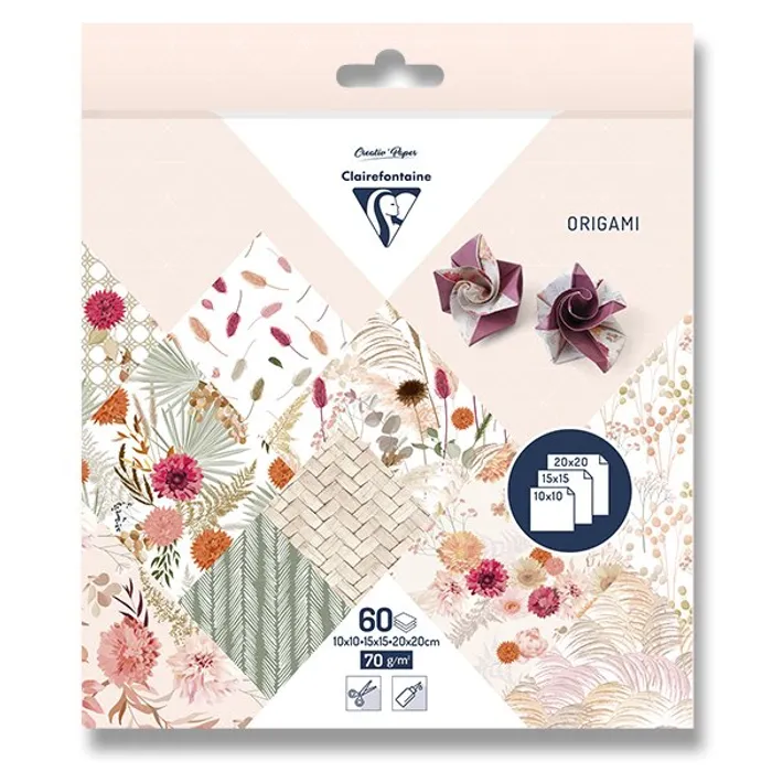 Termék főképe Sada papírů Clairefontaine Origami Dried Flowers