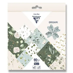 Clairefontaine Origami Romantikus papírkészlet, 60 lap