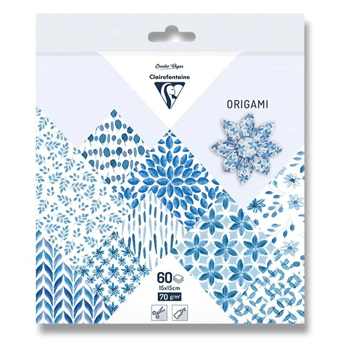 Termék főképe Sada papírů Clairefontaine Origami Shibory, 60 listů