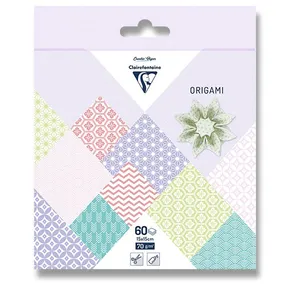 Clairefontaine Origami Spring papírkészlet, 60 lap