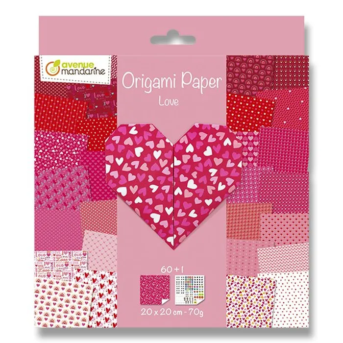 Termék főképe Sada papírů Clairefontaine Origami Srdce