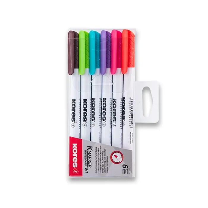 Termék főképe Sada popisovačů Kores K-Marker W1 sada 6 barev