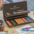 Következő termékkép Rajzkészlet Faber-Castell 110084 Compendium fadoboz, 53 db