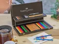 Rajzkészlet Faber-Castell 110084 Compendium fadoboz, 53 db