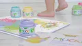"MUCKI SOFTIE" ujjfesték szett, 6 szín, 6x150ml, KREUL