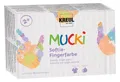 "MUCKI SOFTIE" ujjfesték szett, 6 szín, 6x150ml, KREUL