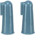 Szilikon fogkefe készlet, 6 cm, 2 db