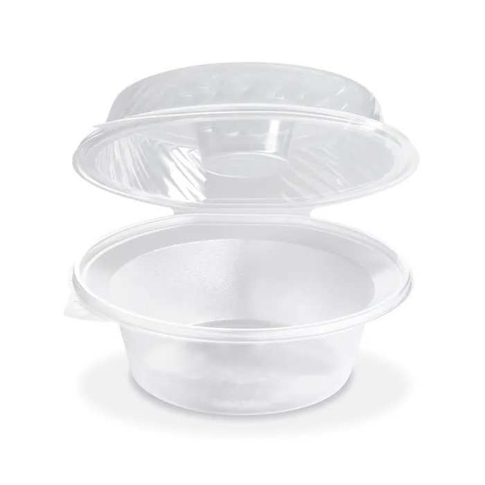 Termék főképe Salátová miska průhledná s víčkem na dresink misku, 2100 ml (PP) [25 ks]