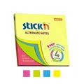 Samolepicí bloček Hopax Stick’n Alternate Neon Notes 76 x 76 mm, 100 listů