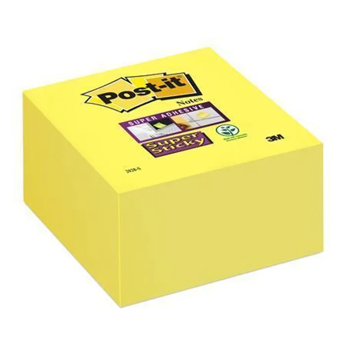 Termék főképe Samolepicí bloček "Super Sticky", ultra žlutá, 76 x 76 mm, 350 listů, 3M POSTIT 7100265573