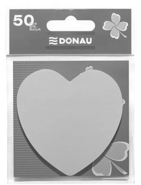 Termék főképe Samolepicí bloček ve tvaru srdíčka, 50 lístků, DONAU, žlutý