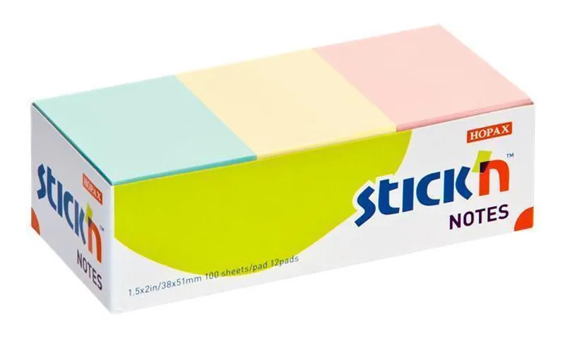 Termék főképe Samolepicí bločky Hopax Stick’n Notes 38 x 51 mm, pastelové