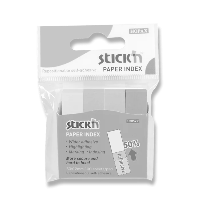 Termék főképe Samolepicí záložky Hopax Stick’n Notes 50 x 12 mm, 4 x 100 listů, neonové