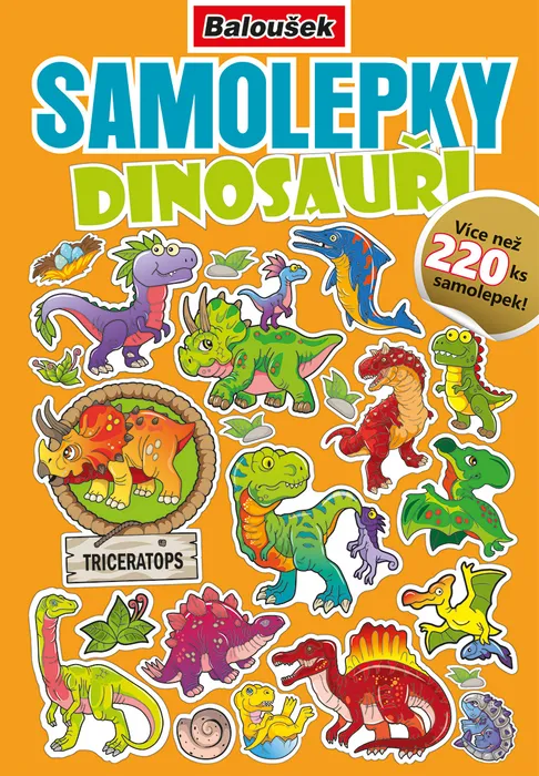 Termék főképe Samolepkový sešit - Dinosauři