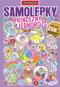 Samolepkový sešit - Princezny a jednorožci