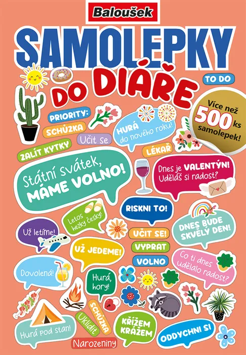 Termék főképe Samolepkový sešit - Samolepky do diáře