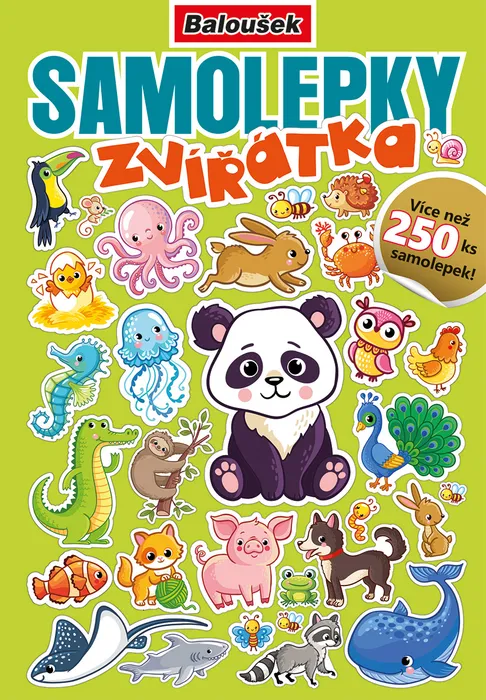 Termék főképe Samolepkový sešit - Zvířátka