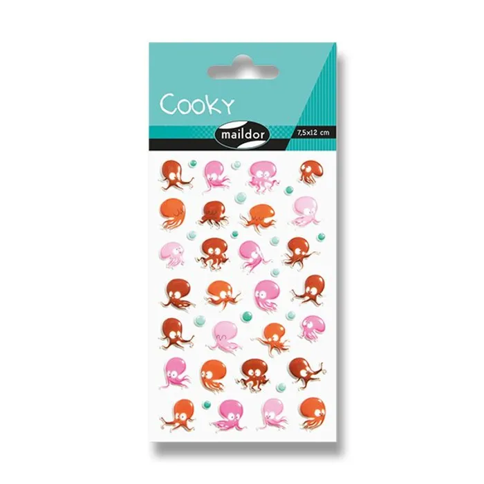 Termék főképe Samolepky Maildor 3D Cooky Chobotnice