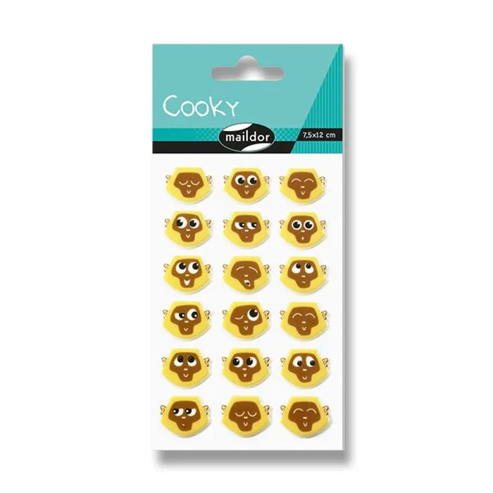 Termék főképe Samolepky Maildor 3D Cooky Emotikony opice