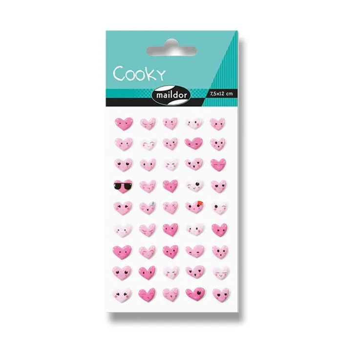 Termék főképe Samolepky Maildor 3D Cooky Emotikony srdce
