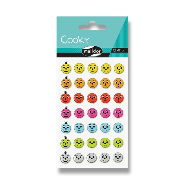 Termék főképe Samolepky Maildor 3D Cooky Emotikony